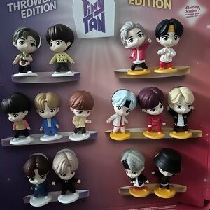 McDonald's Tiny Tan Action Figures - Multicolor Set